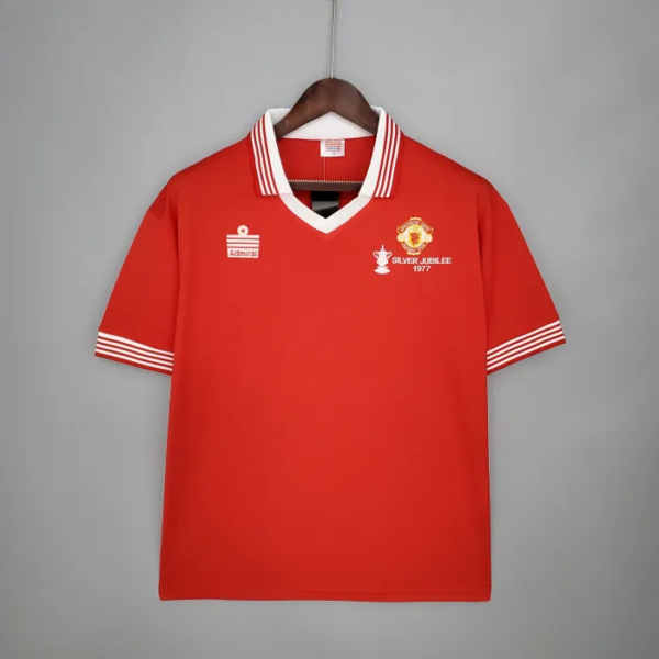 Manchester United Home Retro FA Cup Final Jersey 1976/77