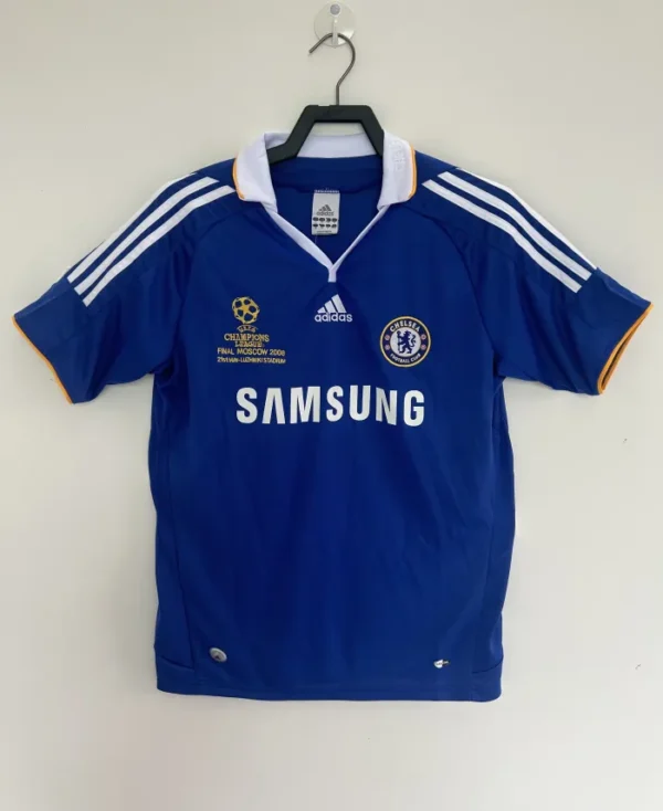 Chelsea Home Retro Jersey Champions League Final 2008