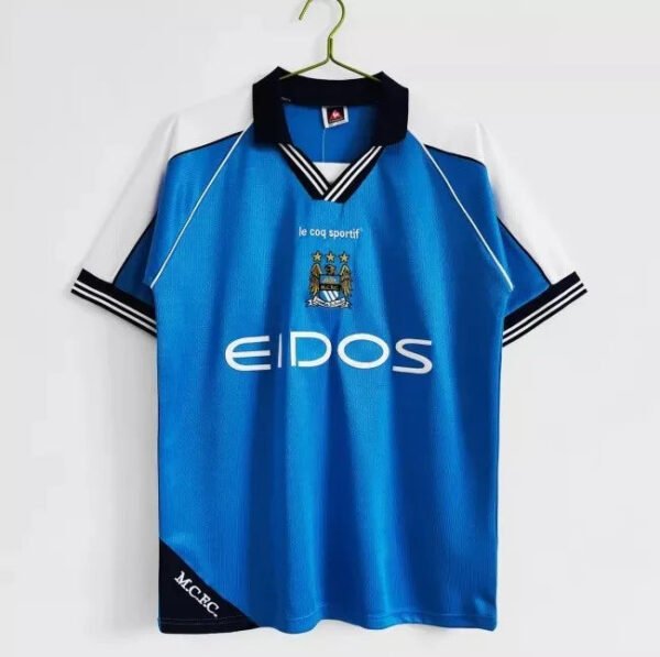 Manchester City Home Retro Jersey 99/01