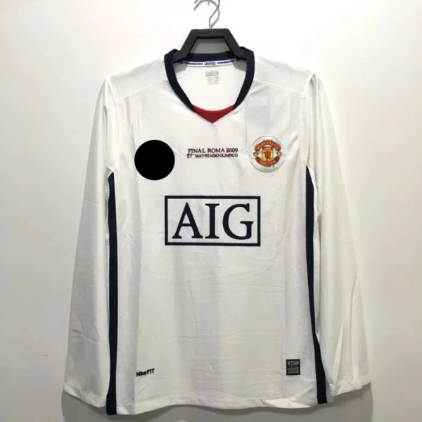 Manchester United Third Long Sleeve Retro Jersey 08/09