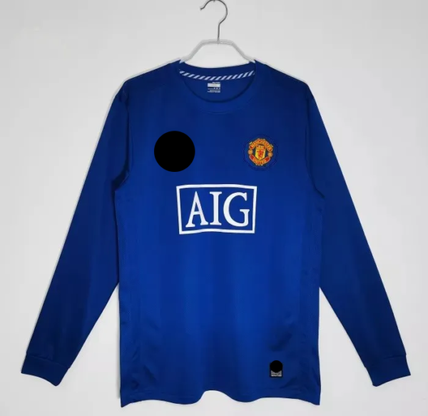 Manchester United Third Long Sleeve Retro Jersey 2008/09