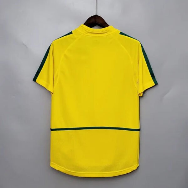 Brazil Home Retro Jersey 2002 - Image 2