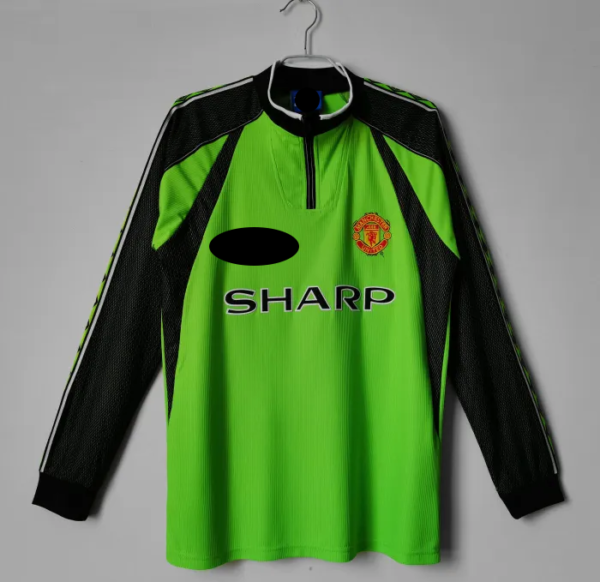 Manchester United Home Goalkeeper Long Sleeve Retro Jersey 1998/99