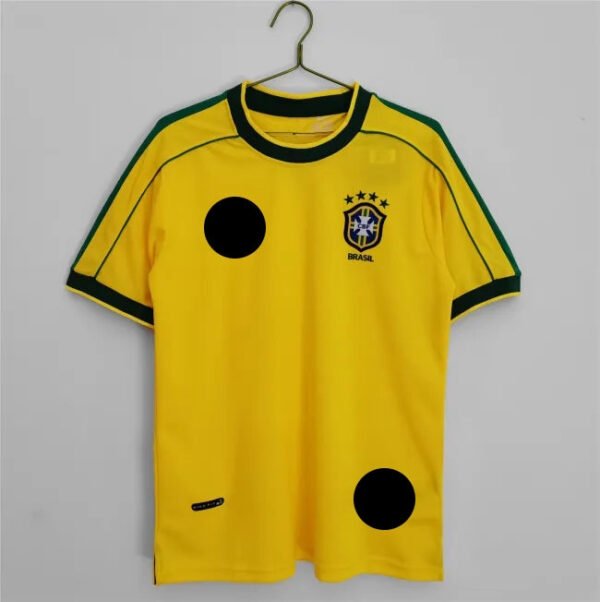 Brazil Home Retro Jersey 1998