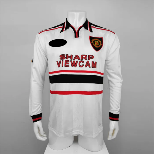 Manchester United Away Long Sleeve Retro Jersey 98/99