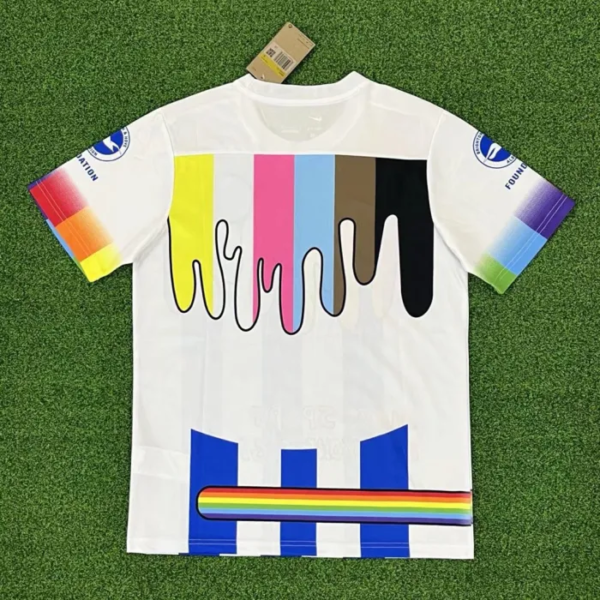 Brighton & Hove Albion Rainbow Laces Pre-Match Man Jersey 23/24 - Image 2