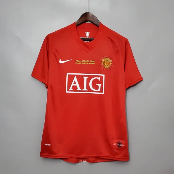 Manchester United Home UCL Edition Retro Jersey 2007/2008